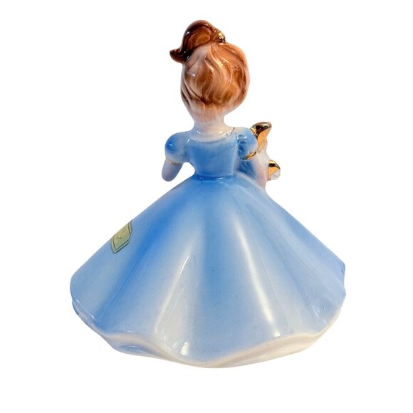 Josef Originals April Birthday Figurine 50s VTG Cottagecore Collectible Vignette - Picture 3 of 12